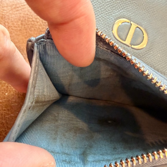 Vintage Christian Dior Gray 3 fold Wallet - Picture 7 of 7